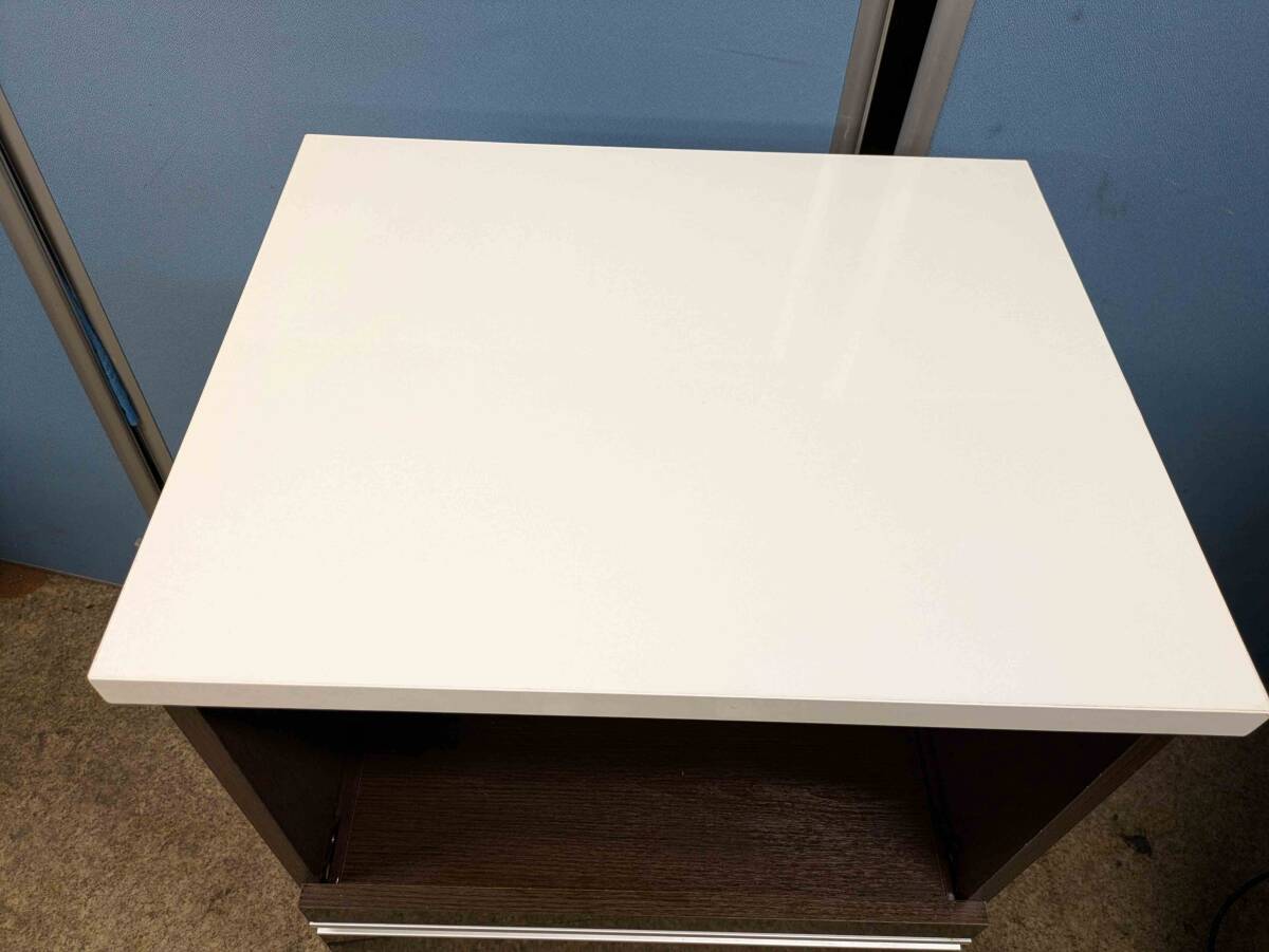 【中古】ホームステイト ハイグロスキッチンワゴン 54 キッチンボード - 画像 (2)