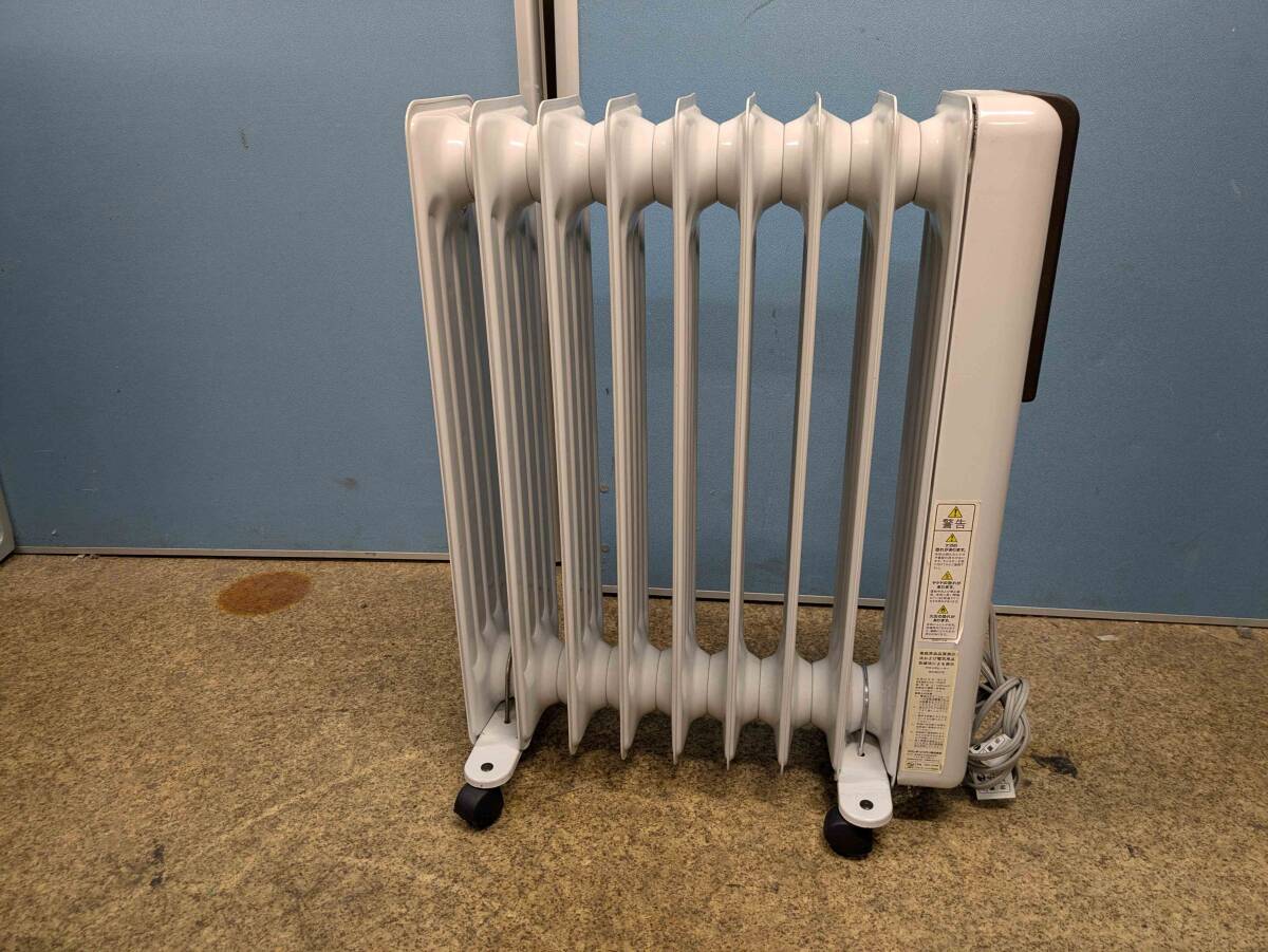 【中古】デロンギ オイルヒーター W310912TE 静音 ホワイト