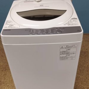 【中古】TOSHIBA 東芝 電気洗濯機 5.0kg 2019年製 AW-5G6