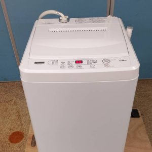 【中古】YAMADA 全自動電気洗濯機 6.0kg 2021年製 YWM-T60H1