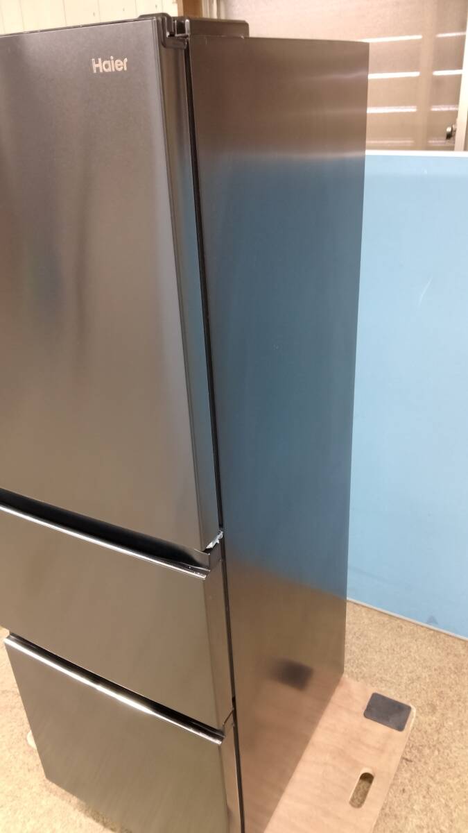 【中古】Haier 3ドア冷凍冷蔵庫 286L 2023年製 JR-CV29B 黒/ブラック - 画像 (2)