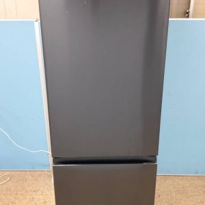 【中古】Haier 3ドア冷凍冷蔵庫 335L 2022年製 JR-CV34A 黒/ブラック
