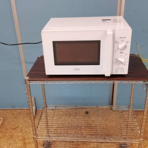【中古】Haier 電子レンジ 60Hz専用 2024年製 JM-17K-60 ターンテーブル