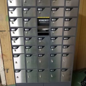 【中古】エーコー ストレージボックス 貴重品ロッカー 38人用 SB-38VD 電子ロッカー