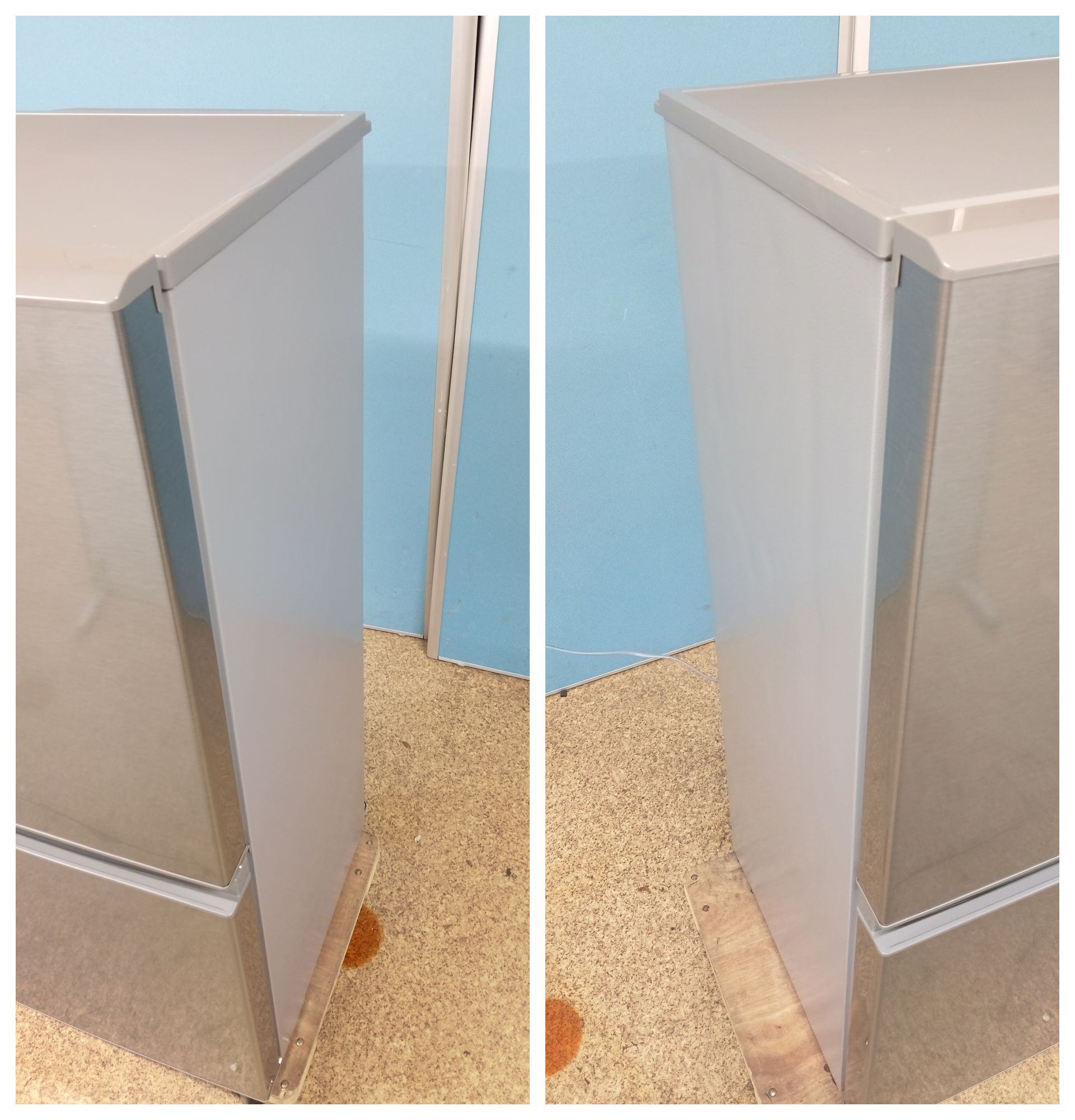 【中古】AQUA 2ドア冷凍冷蔵庫 126L 2022年製 AQR-13M(S) - 画像 (2)